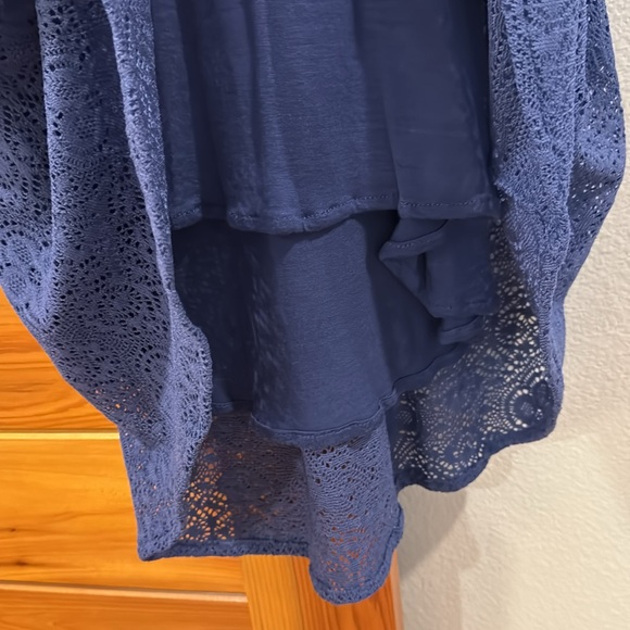 Anthropologie Leifnotes stretch lace high-low dress - Picture 8 of 10